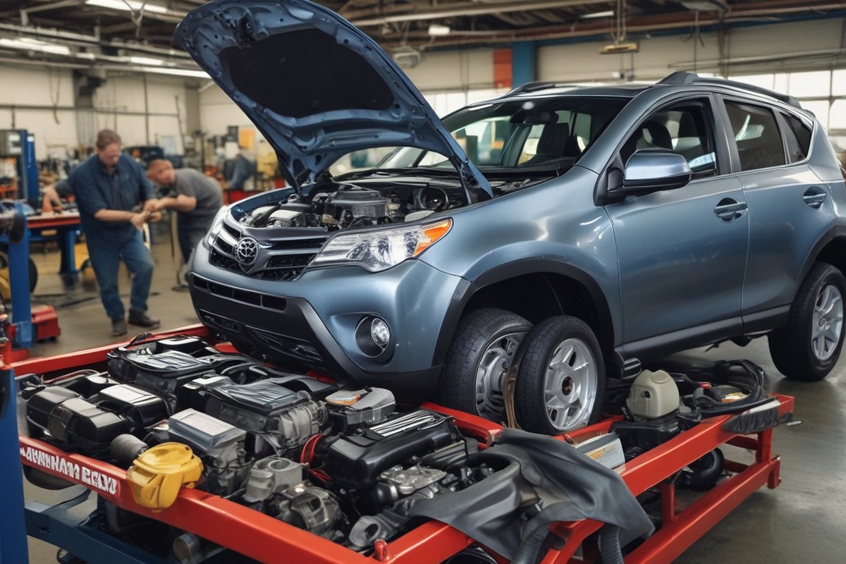 Замена ремня ГРМ Toyota RAV4 XA20 1AZ-FE: интервал и замена