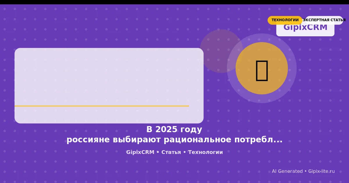 Изображение к статье: В 2025 году россияне выбирают рациональное потребление: как это меняет автоинд
