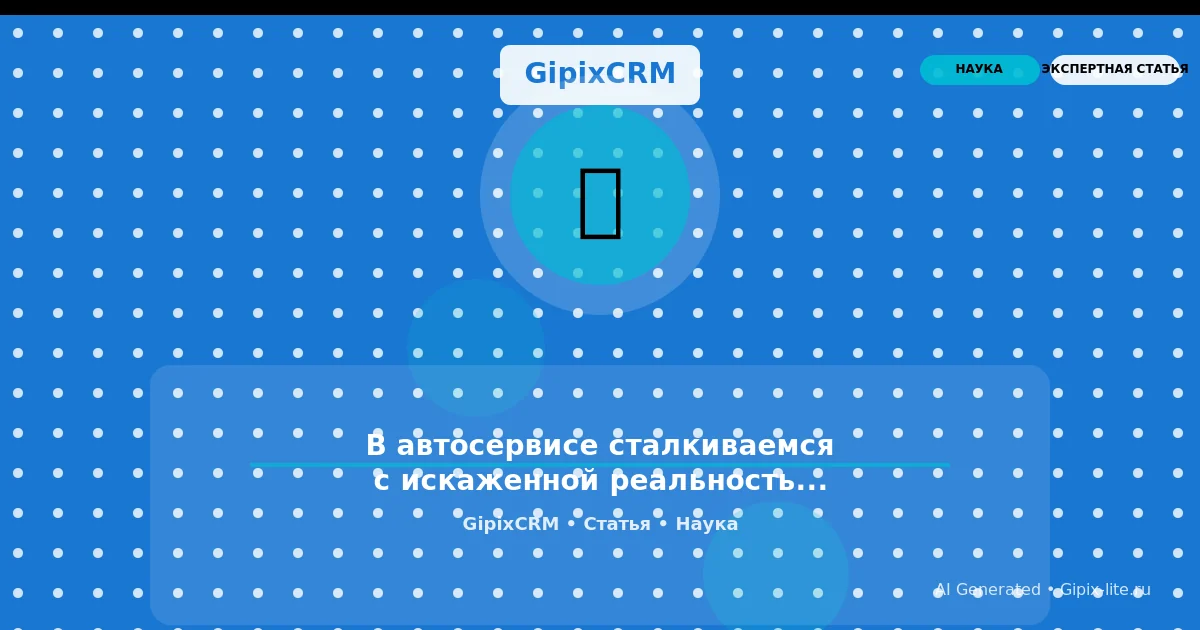 Изображение к статье: В автосервисе сталкиваемся с искаженной реальностью: как завышение навыков и с