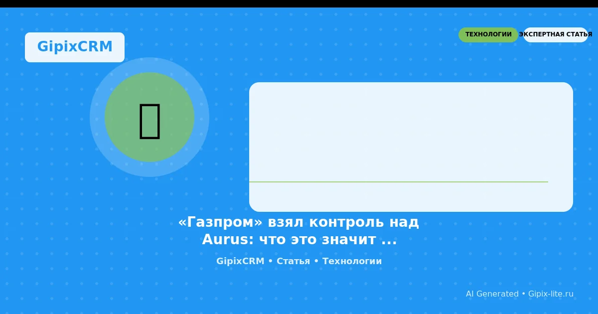 Изображение к статье: «Газпром» взял контроль над Aurus: что это значит для автосервиса в 2025 году