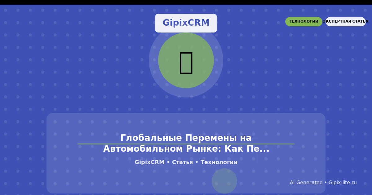Изображение к статье: Глобальные Перемены на Автомобильном Рынке: Как Переговоры Си Цзиньпина и Макр