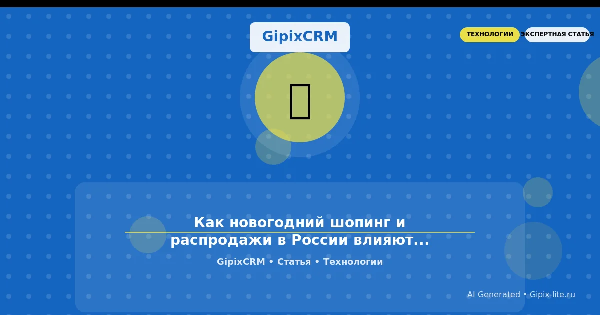 Изображение к статье: Как новогодний шопинг и распродажи в России влияют на автоиндустрию: что важно