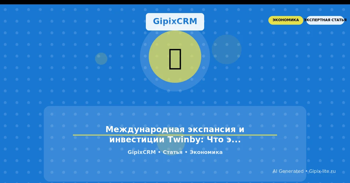 Изображение к статье: Международная экспансия и инвестиции Twinby: Что это значит для автомобильного