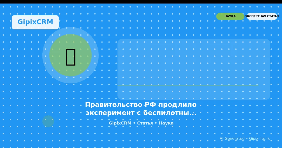 Изображение к статье: Правительство РФ продлило эксперимент с беспилотными грузовиками: что это знач
